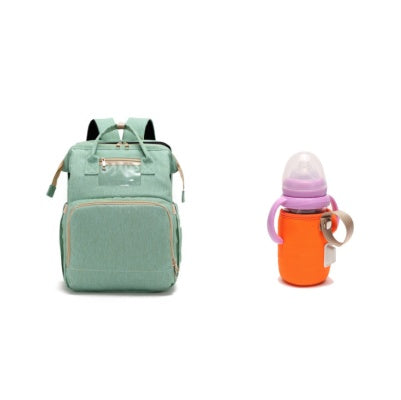 Sac à dos pliable multifonction avec chargeur USB pour maman