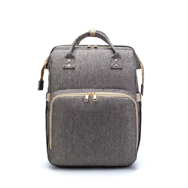 Sac à dos pliable multifonction avec chargeur USB pour maman