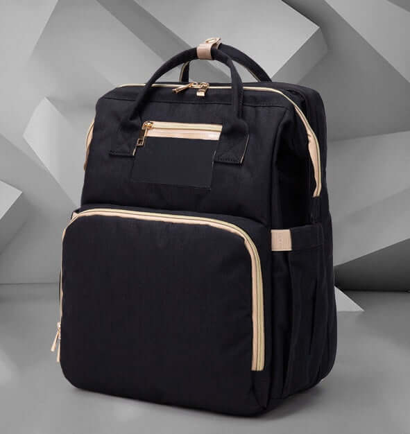 Sac à dos pliable multifonction avec chargeur USB pour maman