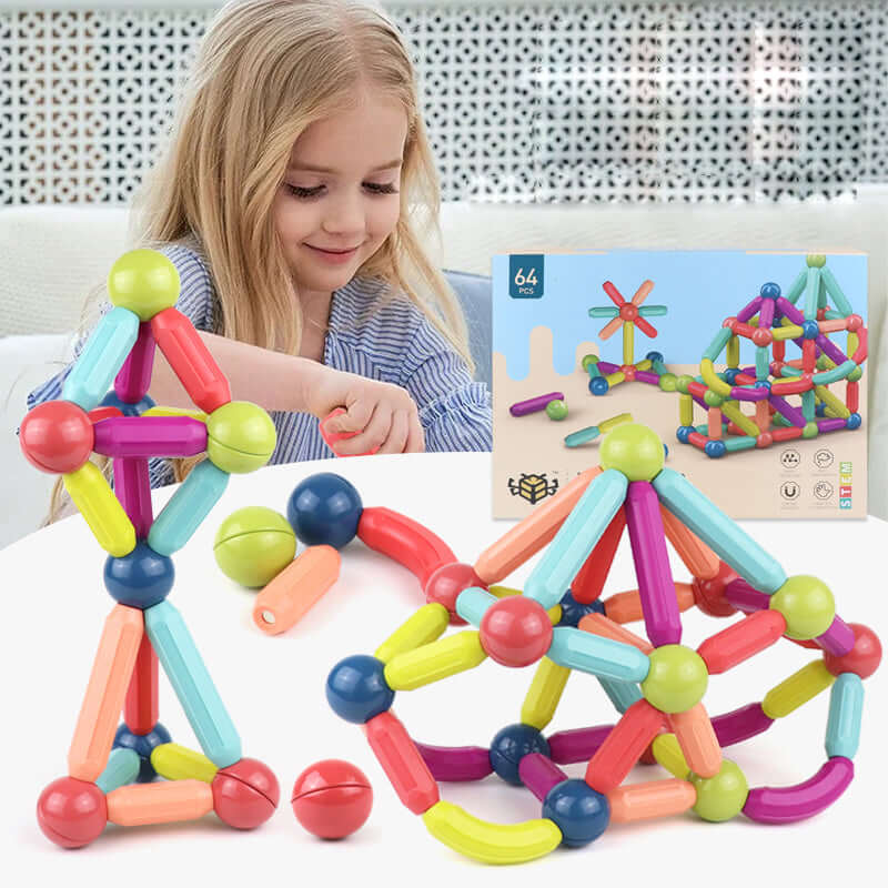 Jouets pour bébés, blocs de construction magnétiques