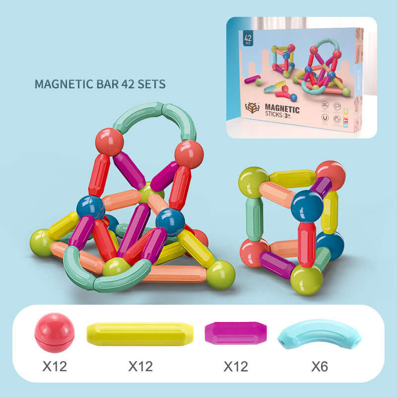 Jouets pour bébés, blocs de construction magnétiques
