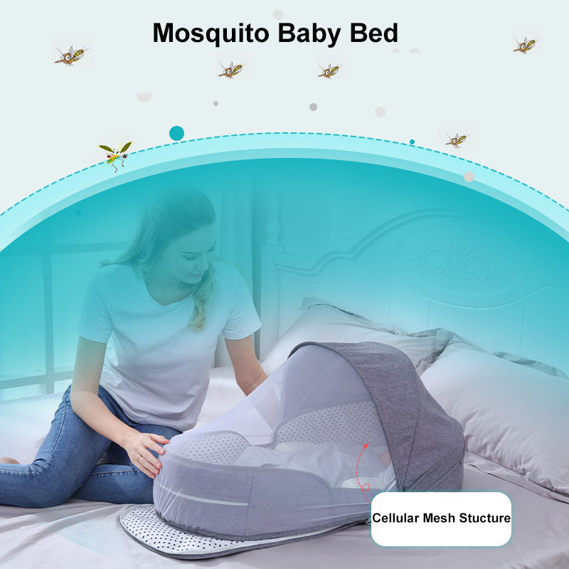 Lit bébé pliable et amovible, sac à langer