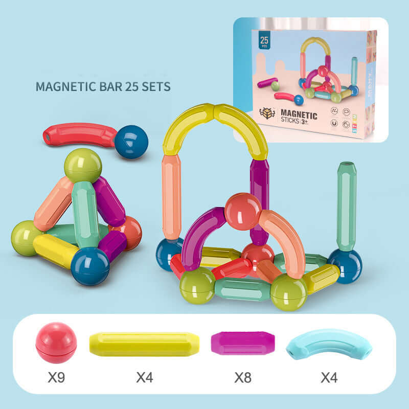 Jouets pour bébés, blocs de construction magnétiques
