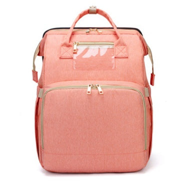 Sac à dos pliable multifonction avec chargeur USB pour maman