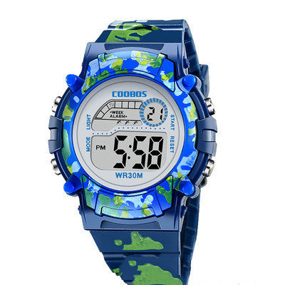 Waterproof Electronic Watch for Kids - Bright Colors