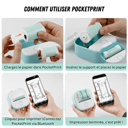 PocketPrint : la solution d’impression économique et sans encre pour vos documents scolaires.