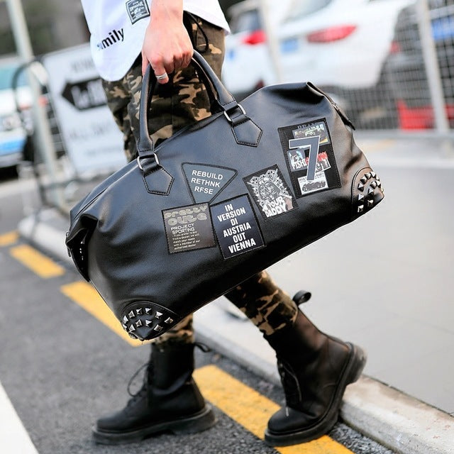 Sac de Gym en Cuir PU Haut de Gamme pour Affaires et Loisirs