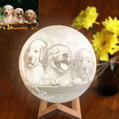 Lampe Lune 3D Personnalisée