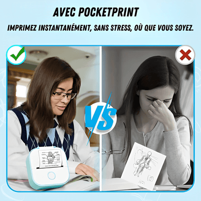 PocketPrint : la solution d’impression économique et sans encre pour vos documents scolaires.