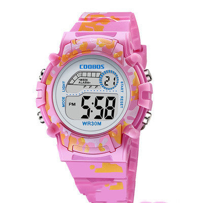 Waterproof Electronic Watch for Kids - Bright Colors