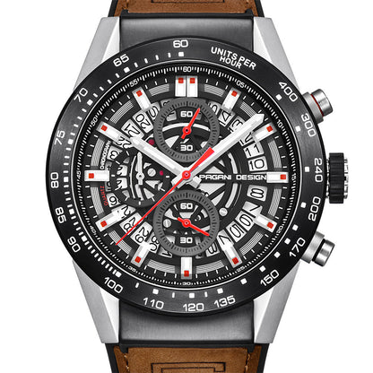 Sports Watch with Decorative Features and Calendar