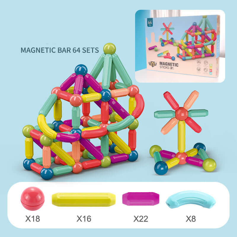 Jouets pour bébés, blocs de construction magnétiques