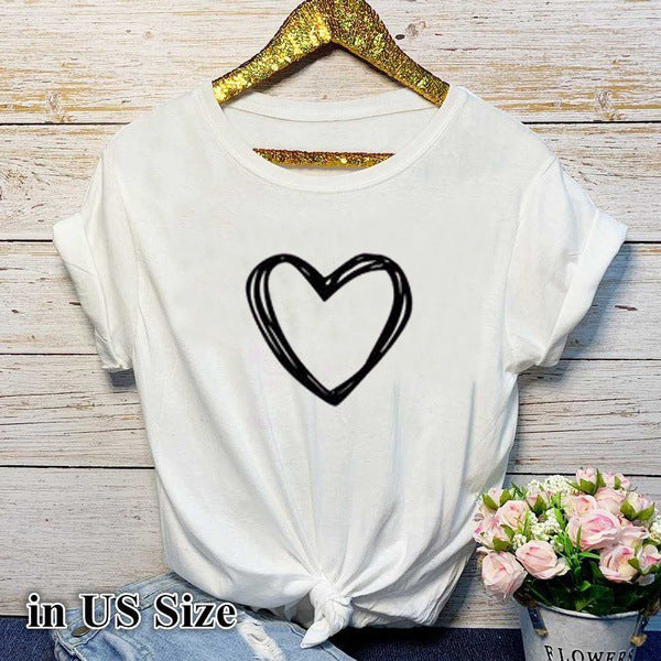 Printed Short-Sleeve T-Shirt printed t shirt printed clothing printed products