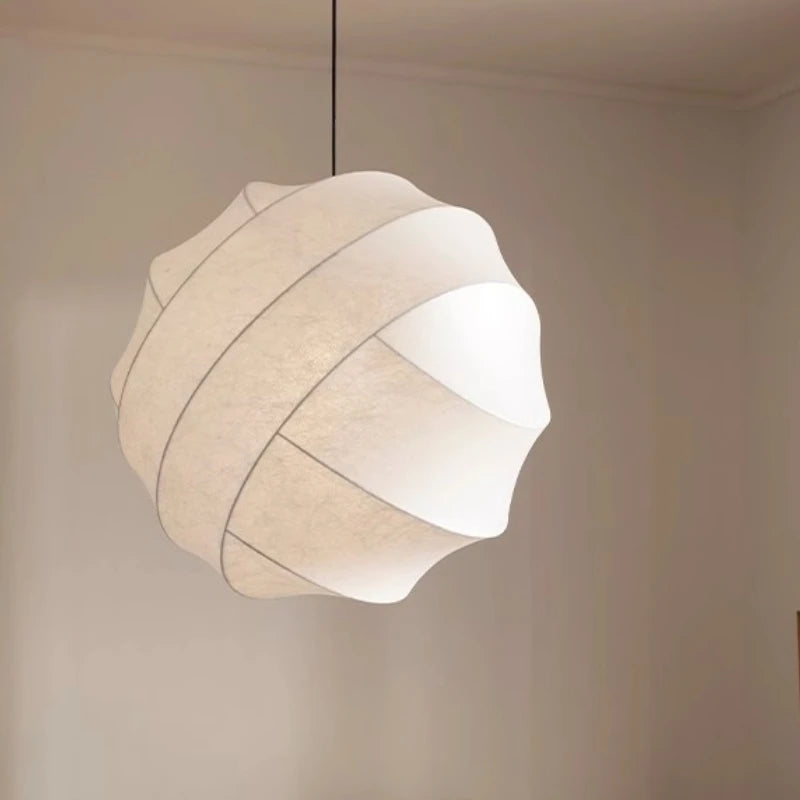 Italian Silk Chandelier Designer Japanese Retro Dining Room Bedroom Study Simple Homestay Light