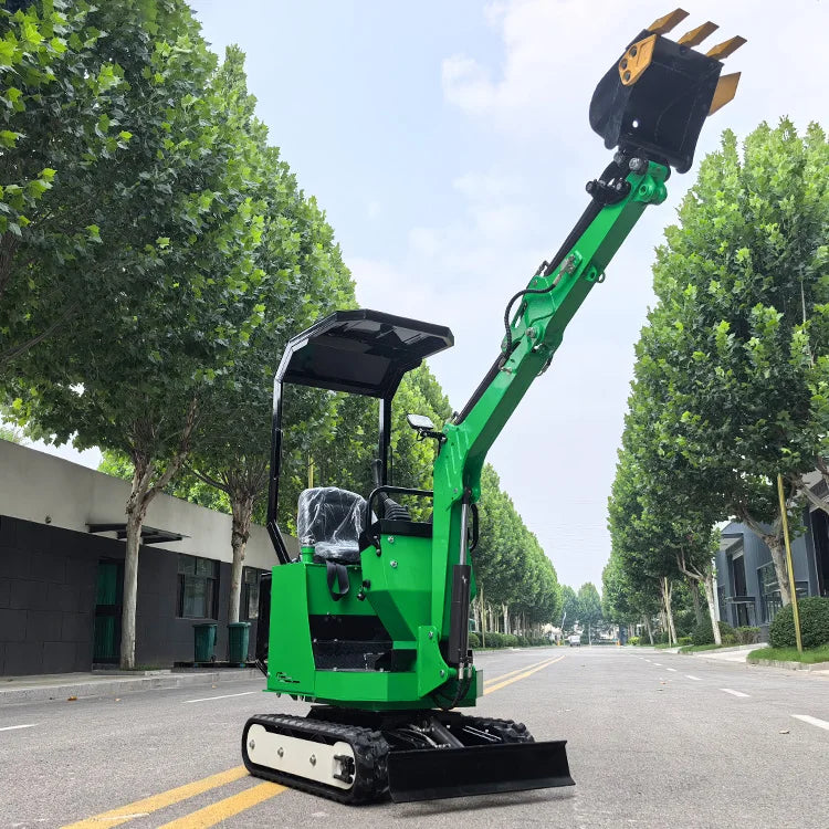 OMI-10 Light Crawler Digger Euro5 EPA CE Certified Low Vibration Fuel Saving Free Tools Hot Mini Excavator for Irrigation