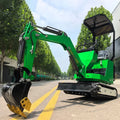 OMI-10 Light Crawler Digger Euro5 EPA CE Certified Low Vibration Fuel Saving Free Tools Hot Mini Excavator for Irrigation