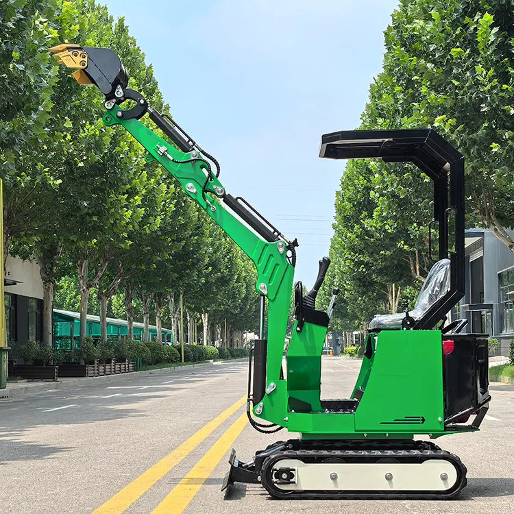 OMI-10 Light Crawler Digger Euro5 EPA CE Certified Low Vibration Fuel Saving Free Tools Hot Mini Excavator for Irrigation