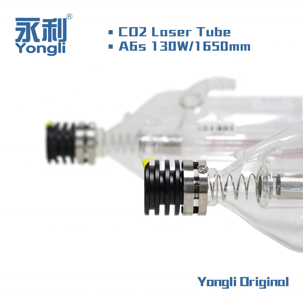 130W 150w 1650mm CO2 Laser Tube Yongli Laser Tube 150W