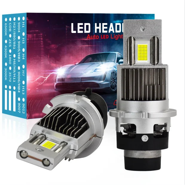 D Series 10000LM D2S D4S Car LED Bulb Auto 6000K Aluminum All-in-One Plug and Play Canbus Design with 36W Power