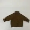 Winter New Baby Turtleneck Sweater Children Clothing Tops 1-7 Year Boys Girls Knitted Pullover Korean Kids Toddler Boys Sweaters